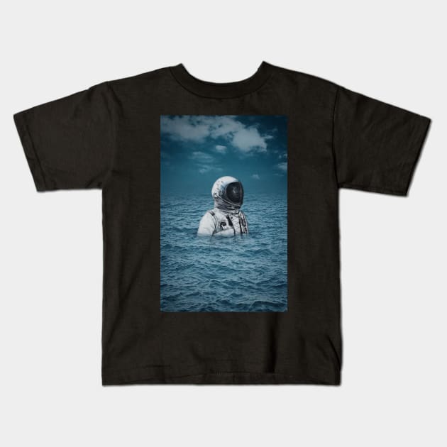 Lost At Sea Kids T-Shirt by SeamlessOo